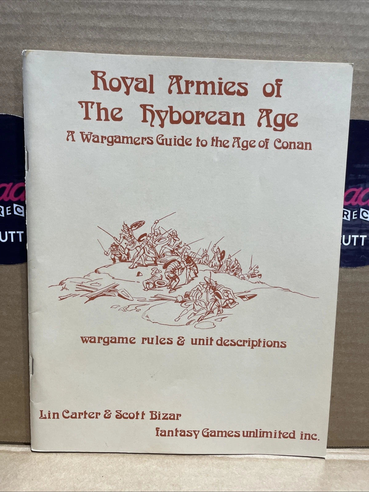 Royal Armies Of The Hyborean Age by Lin Carter & Scott Bizar 1975 Authentic