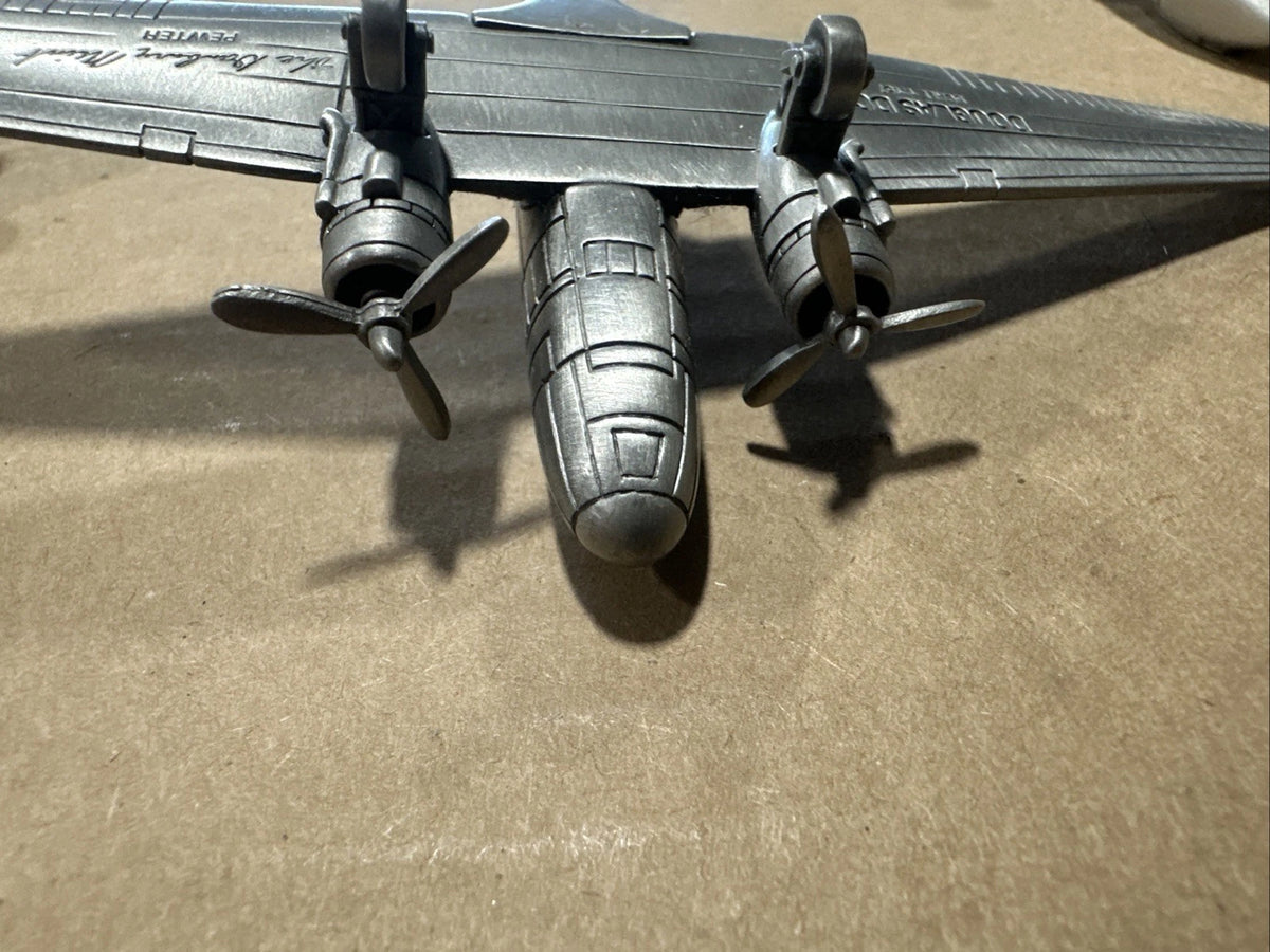 Danbury Mint Diecast Pewter Plane Airplane Lot 1:157 Scale Rare Vintage READ