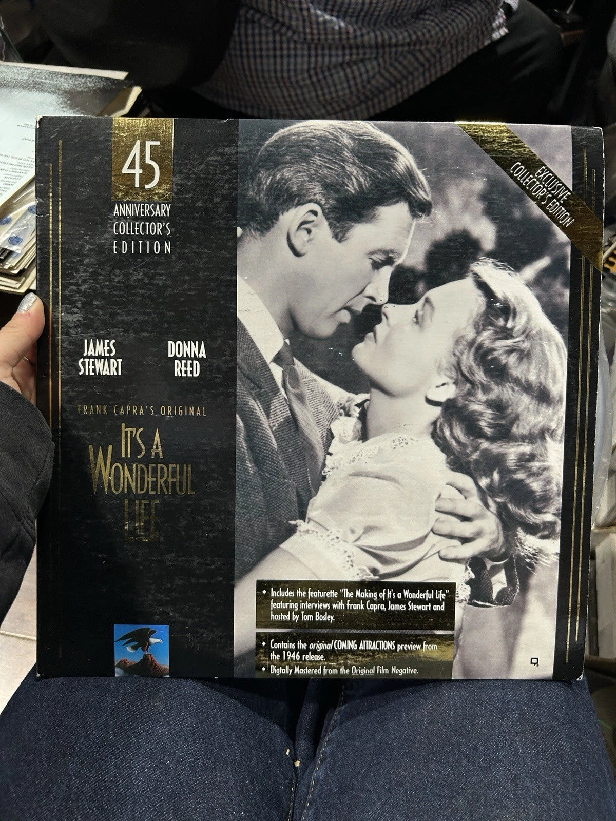 "It's A Wonderful Life" 45th Anniversary Laserdisc LD - James Stewart