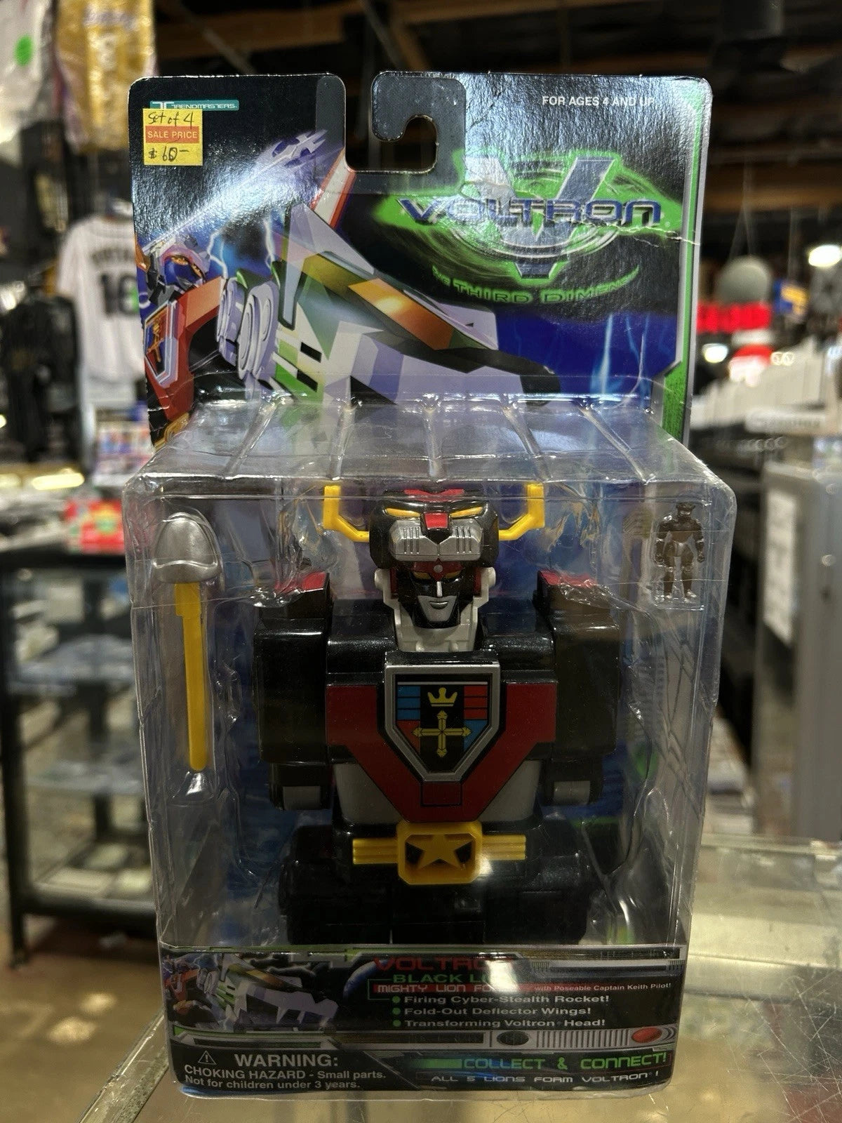 1997 Voltron Black Lion 3rd Dimension Trendmasters