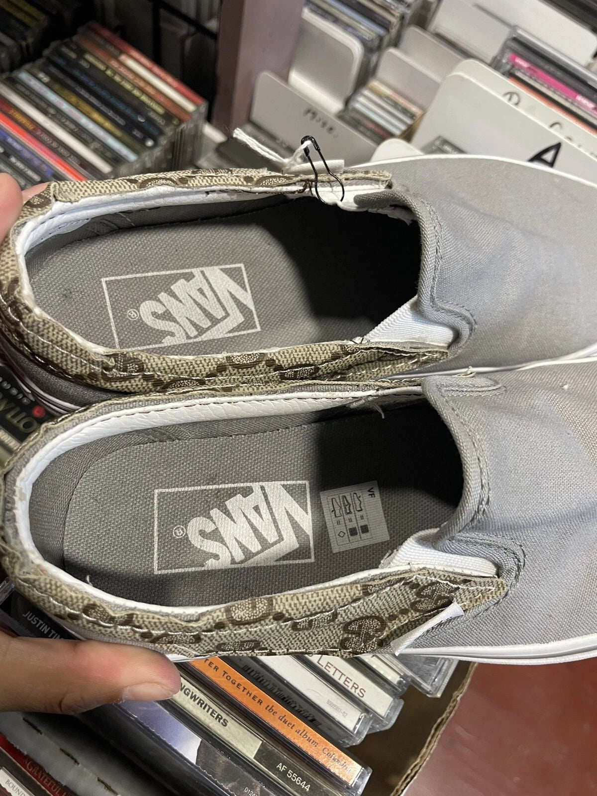 Custome Made Vans Size 5 Men’s 6.5 Women’s