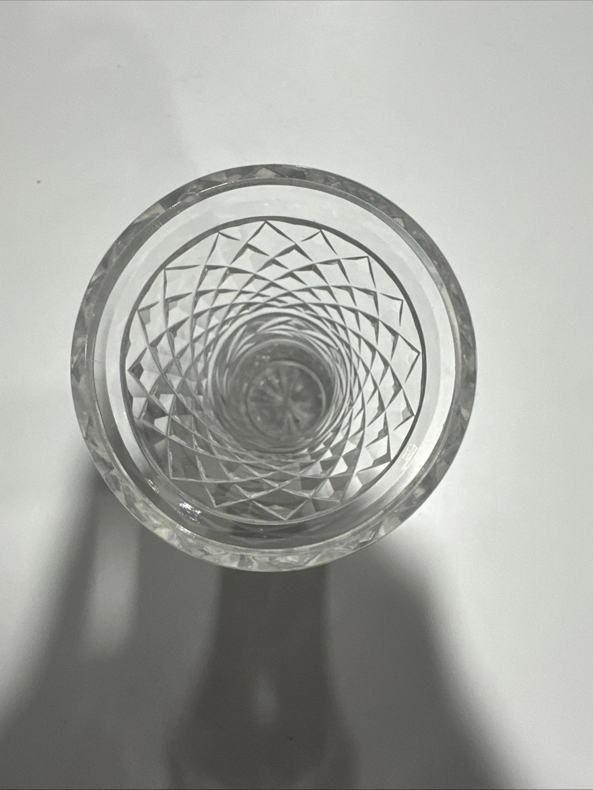 Waterford Crystal: Vintage 6" Glandore Flower Vase Hand Blow Cut Glass Signed
