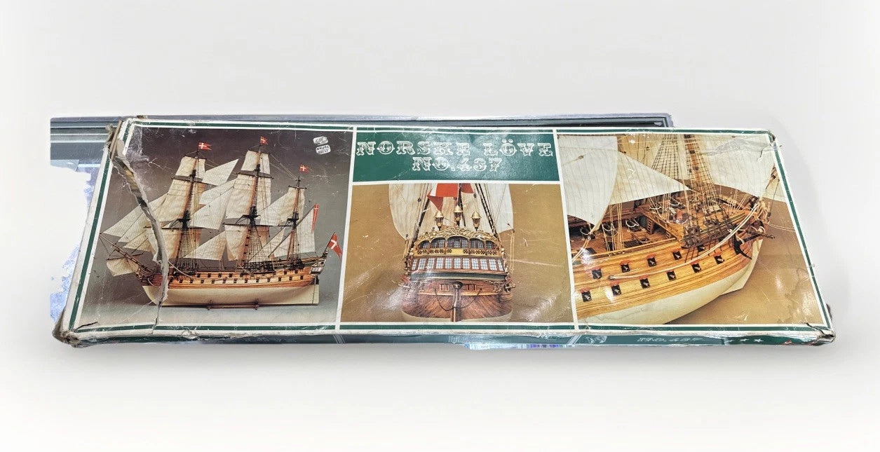 Complete Norske Love No 437 Billing Boats Wood Model Ship Building READ