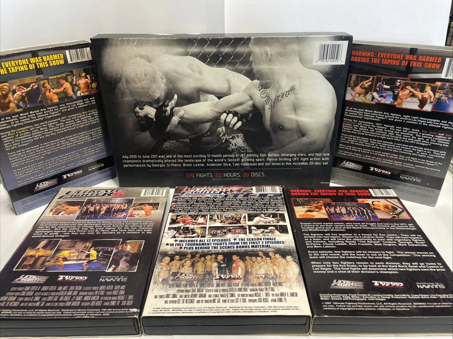 UFC 2011 Edition Ultimate Fight Collection (DVD Box Set) + 13 UFC DVD Lot