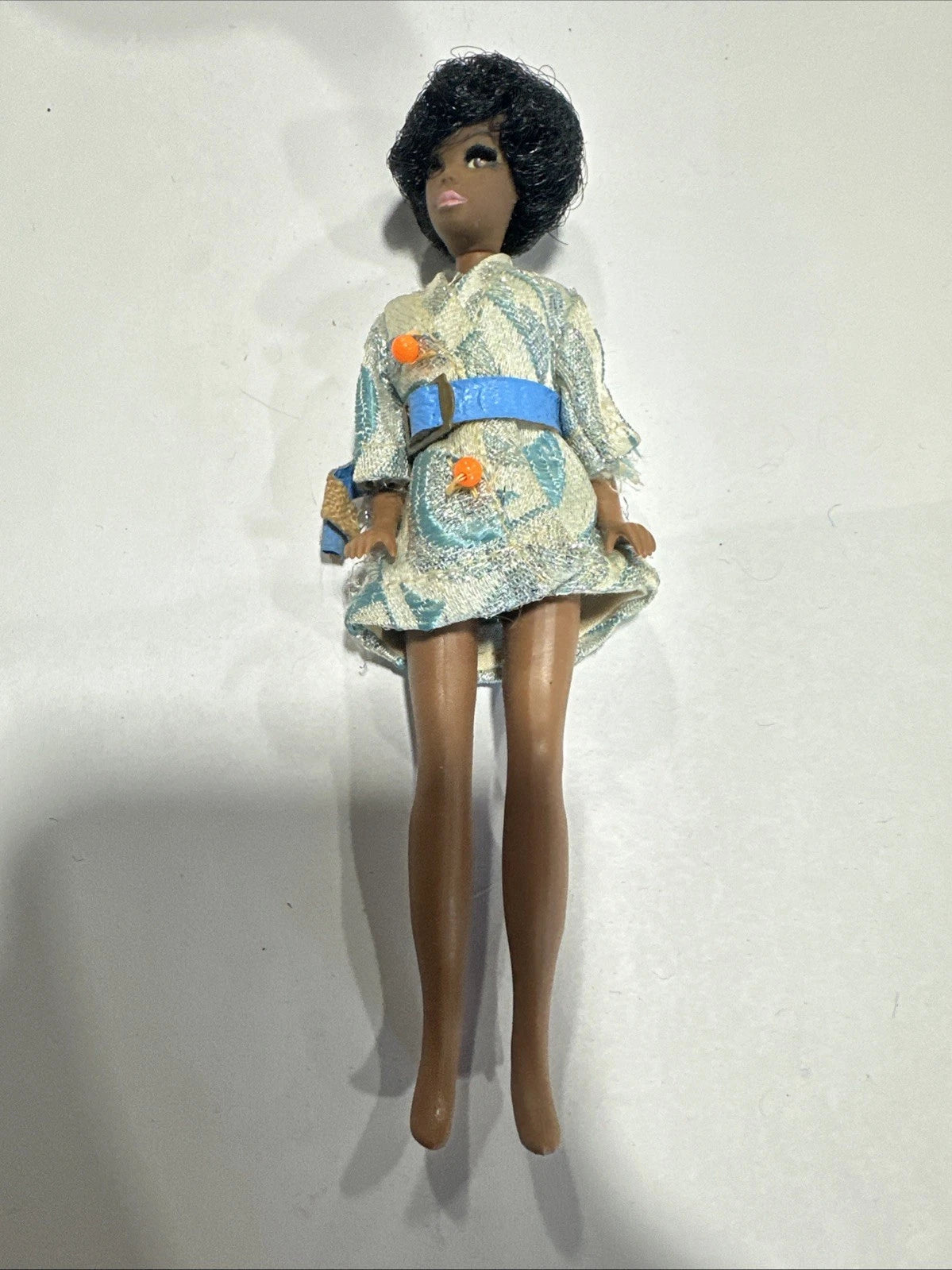 1970 Topper Dawn Doll Friend DALE black African American MOD vintage Hong Kong