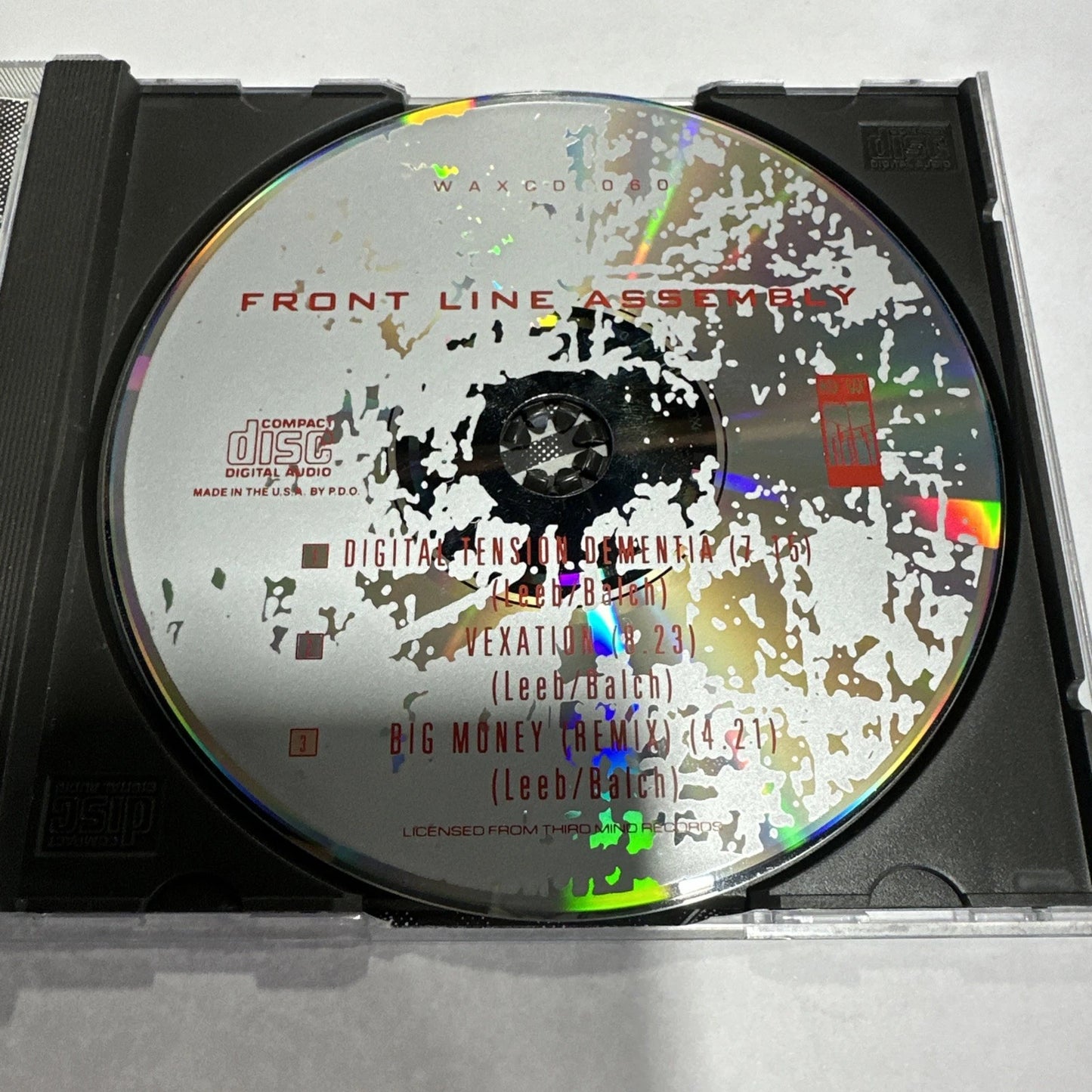 Front Line Assembly - Digital Tension Dementia (CD, 1988)