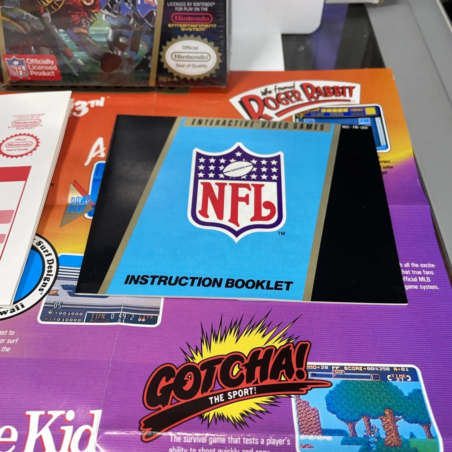 NFL Football (Nintendo Entertainment System, 1989) NES CIB MINT RARE VINTAGE
