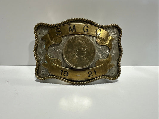 Vintage German Silver Belt Buckle SMGC 19-21