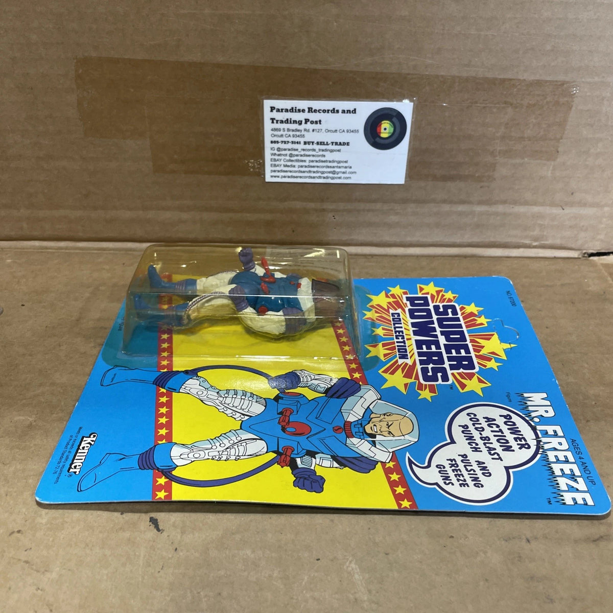 DC Super Powers Collection Mr. Freeze Action Figure 1985 Kenner 67200 Unpunched