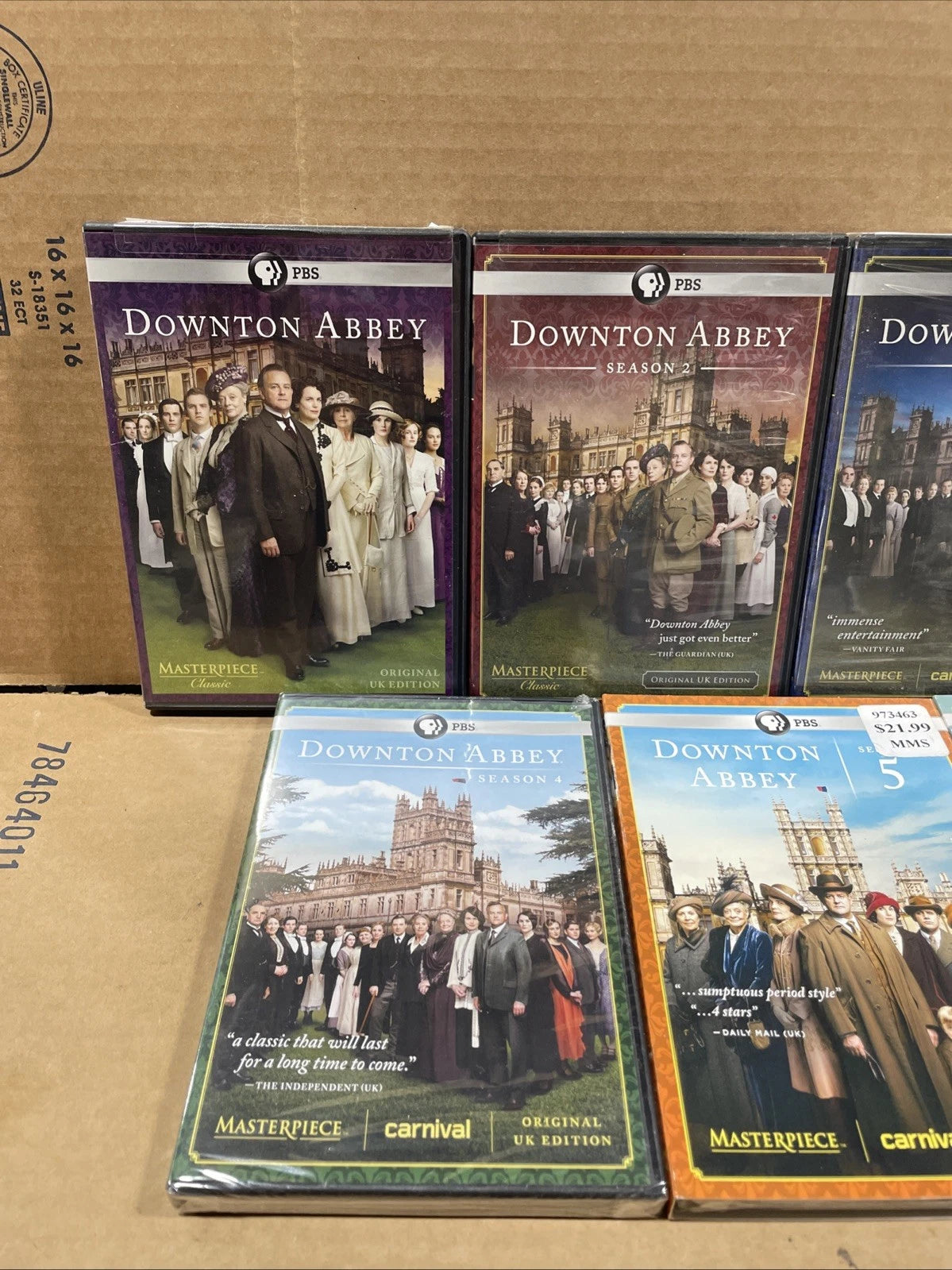 Downton Abbey Seasons 1-6 + Downtown Abbey The Motion Picture