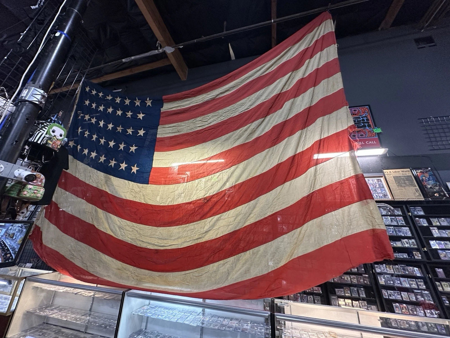 38 Star American Flag (1876-1889) 13 feet X 20 feet RARE!!!!!!!