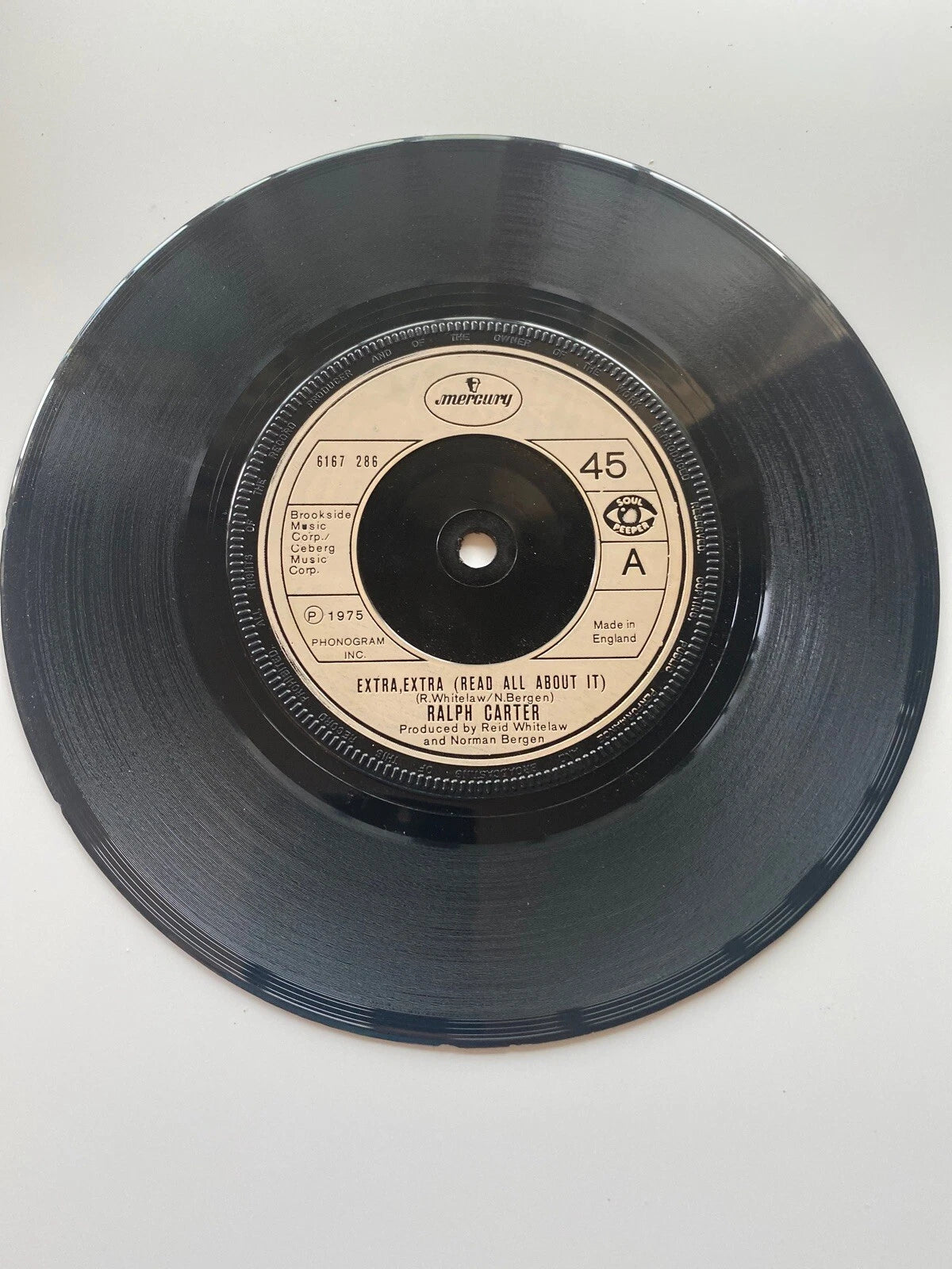7” Soul 45 Ralph Carter - Extra, Extra (Read All About It) UK IMPORT