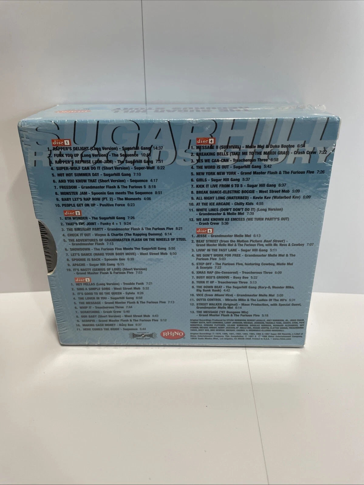 The Sugar Hill Records Story By Various Artists (CD, Feb-1997, 5 Discs, Rhino