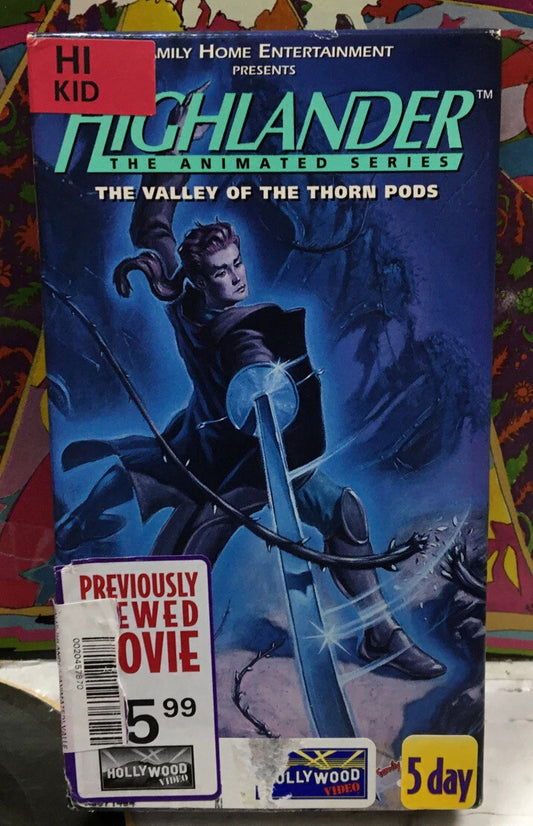 Highlander The Valley Of The Thorn Pods VHS