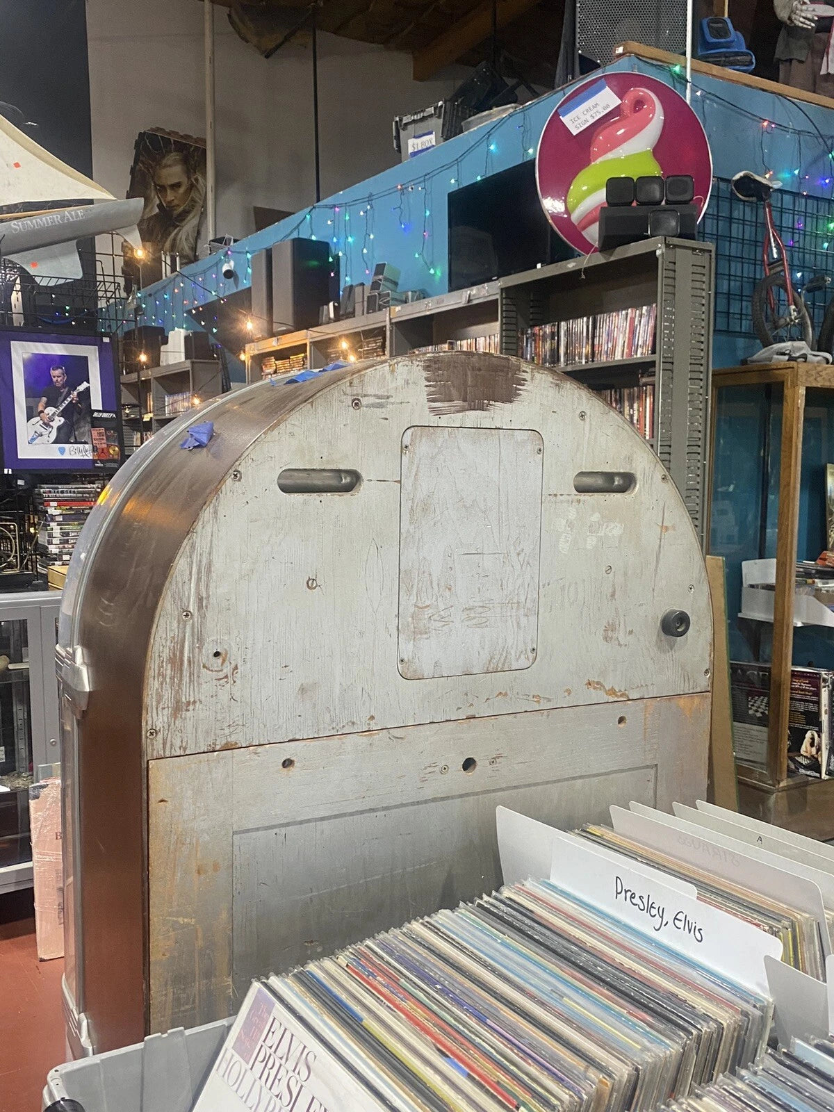 AMI Jukebox Player model C Mechanism model500 Partially Working With Key Vintage