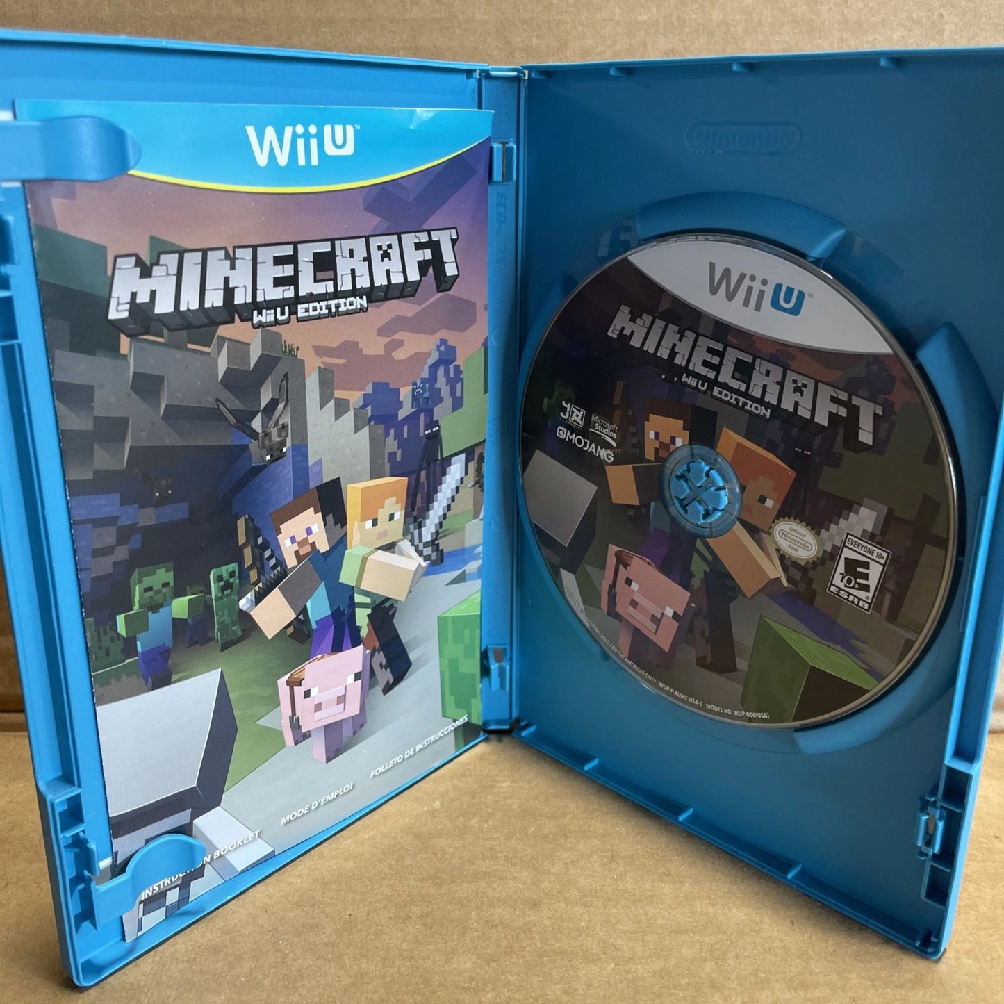 Minecraft for Nintendo Wii U 2016 Complete Edition with Manual CIB Tested Works