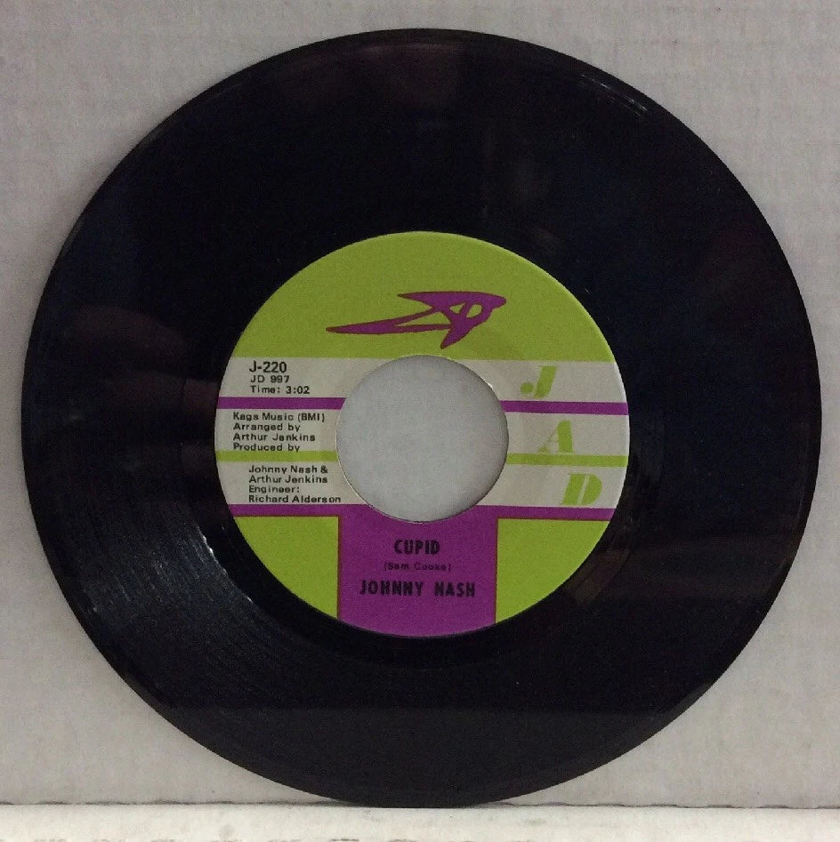 Johnny Nash Cupid/Hold Me Tight 7” Single J220
