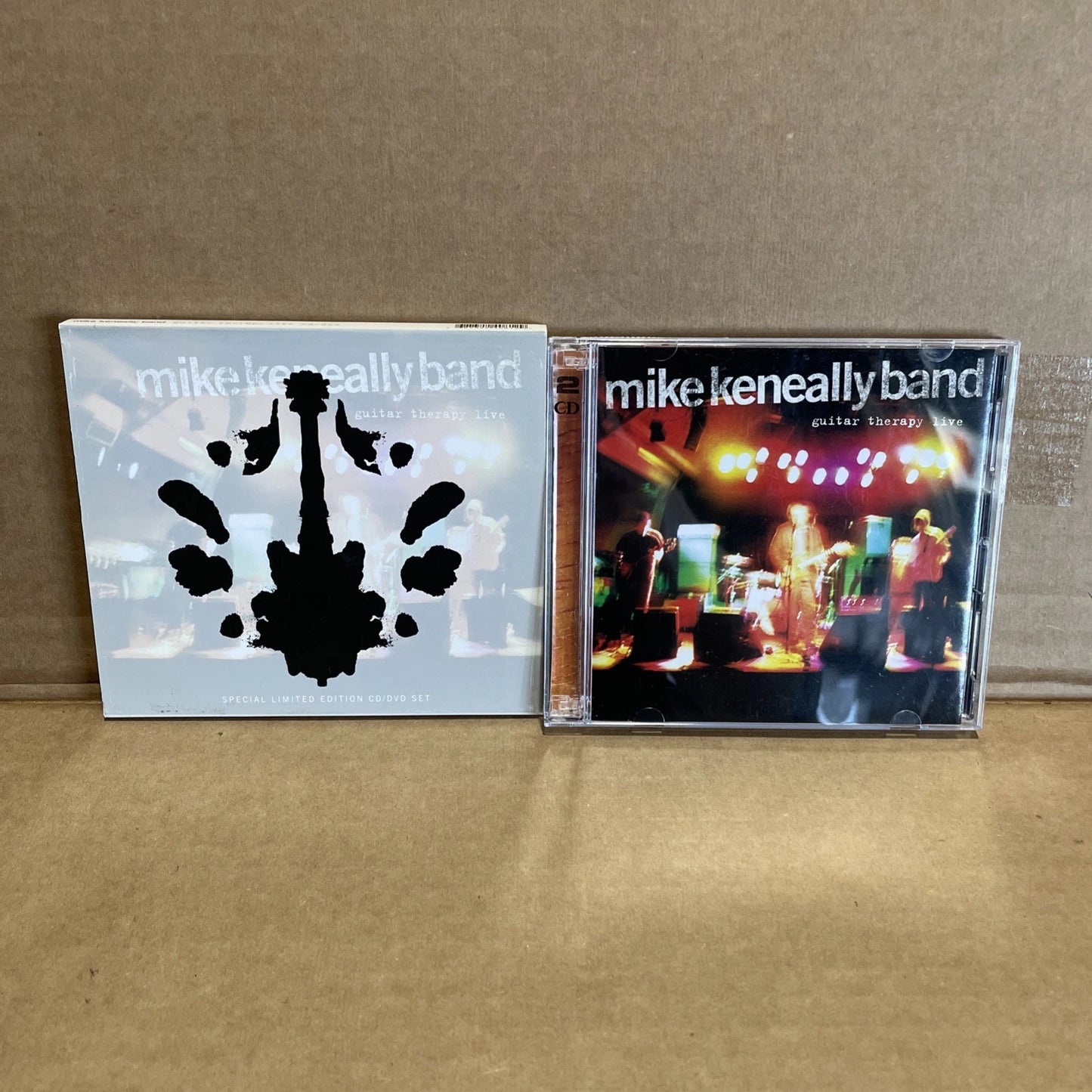 AUTOGRAPHED MIKE KENEALLY BAND Guitar Therapy Live CD/DVD LIKE NEW