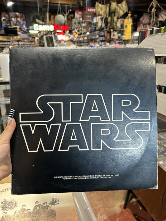Star Wars Soundtrack 2T-541 1977 LP 1st Press Complete W/ Poster