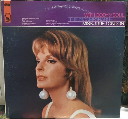 Julie London With Body & Soul Record LST-7514