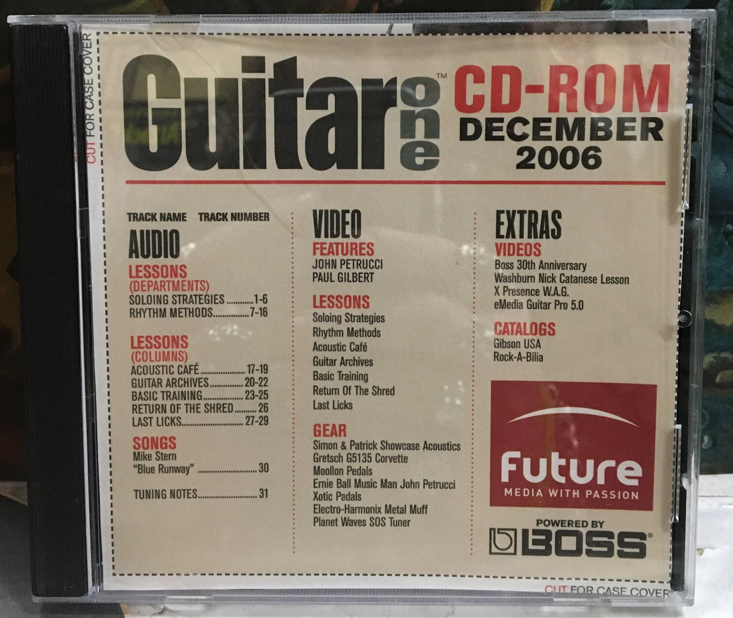Guitar One CD-Rom December 2006