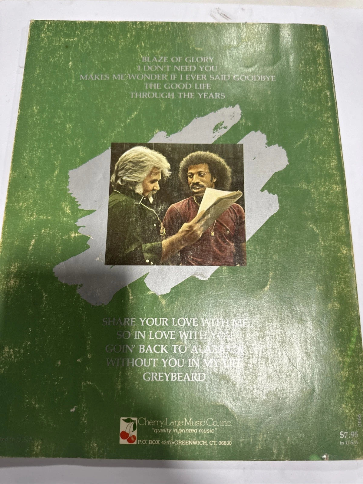 Vintage Rock Sheet Music (6) Jimmy Buffet, Willie Nelson