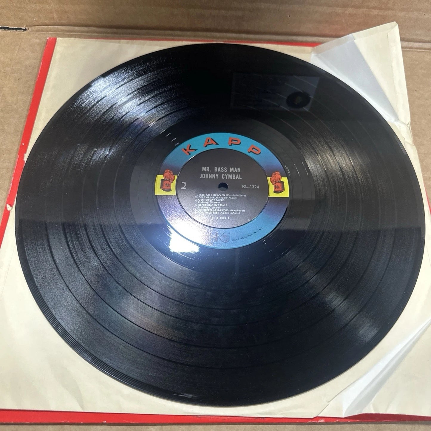 Johnny Cymbal Mr. Bass Man All The Hits LP Kapp KL 1324 Canada Doo Wop vg+