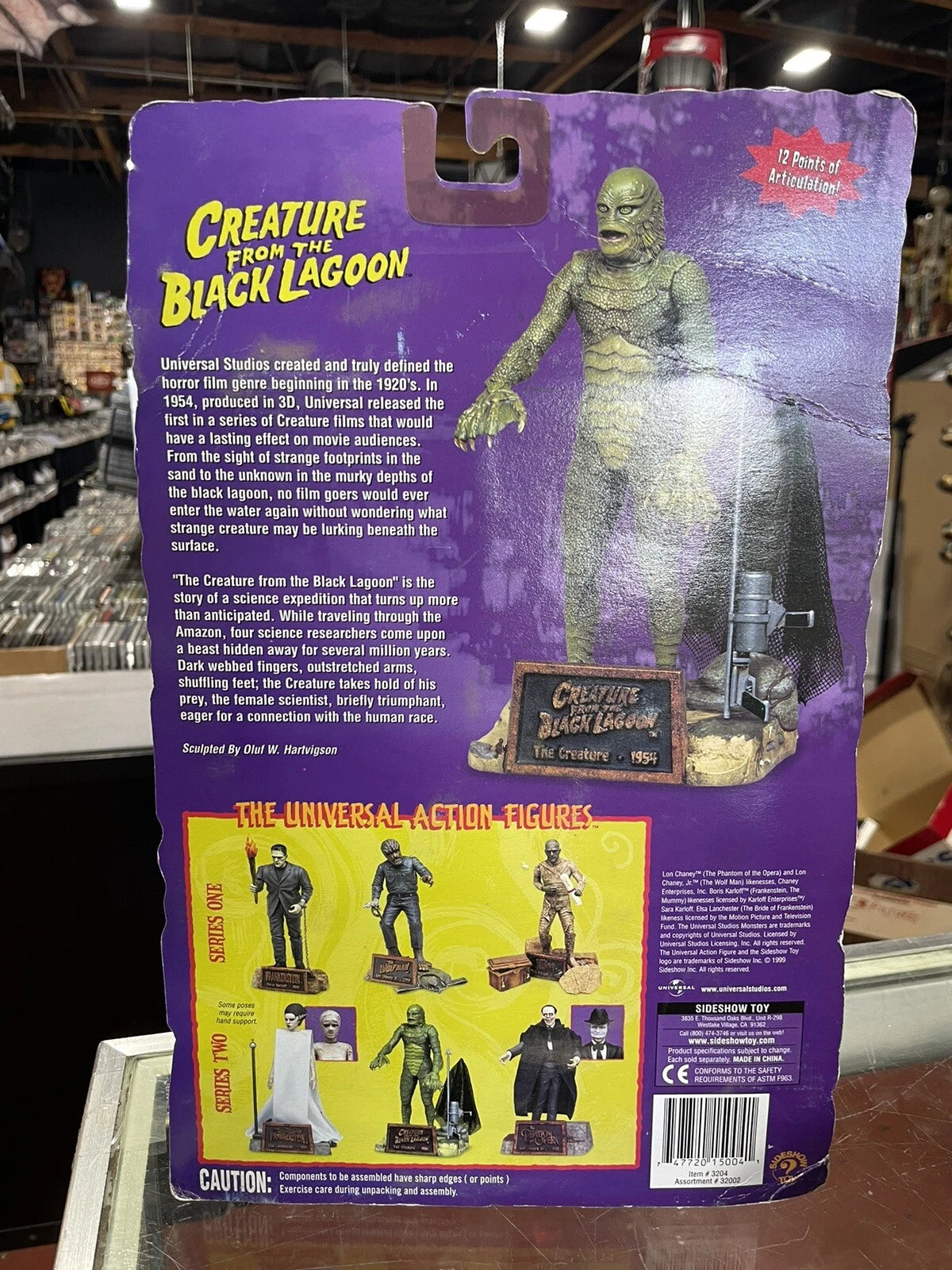 Sideshow Toy Universal Monsters 8" The Creature From The Black Lagoon Figure