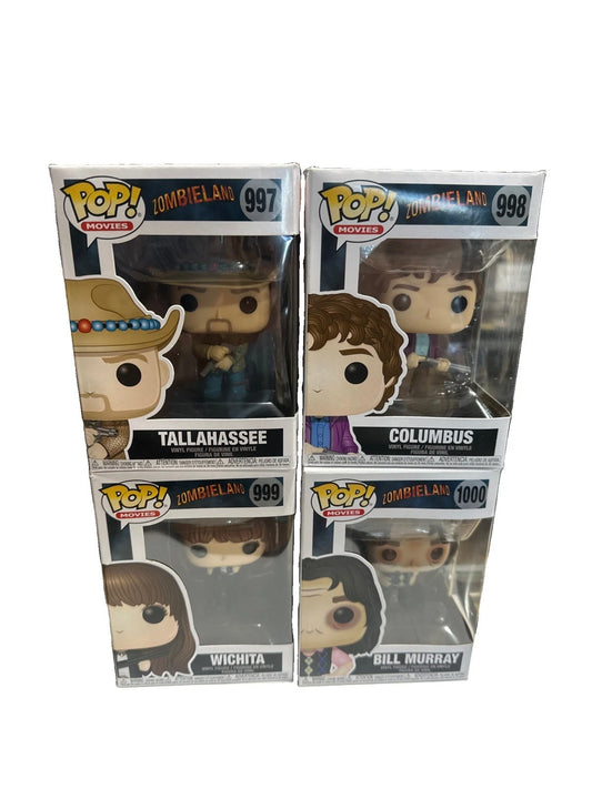 Funko Pop! Vinyl Zombieland Lot Of 4