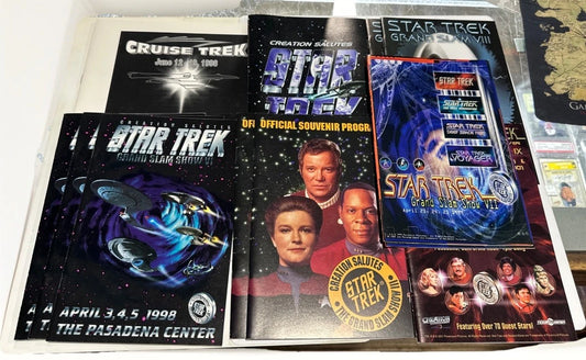 STAR TREK “Grand Slam Show Misc Programs 1994-2001 One Signature