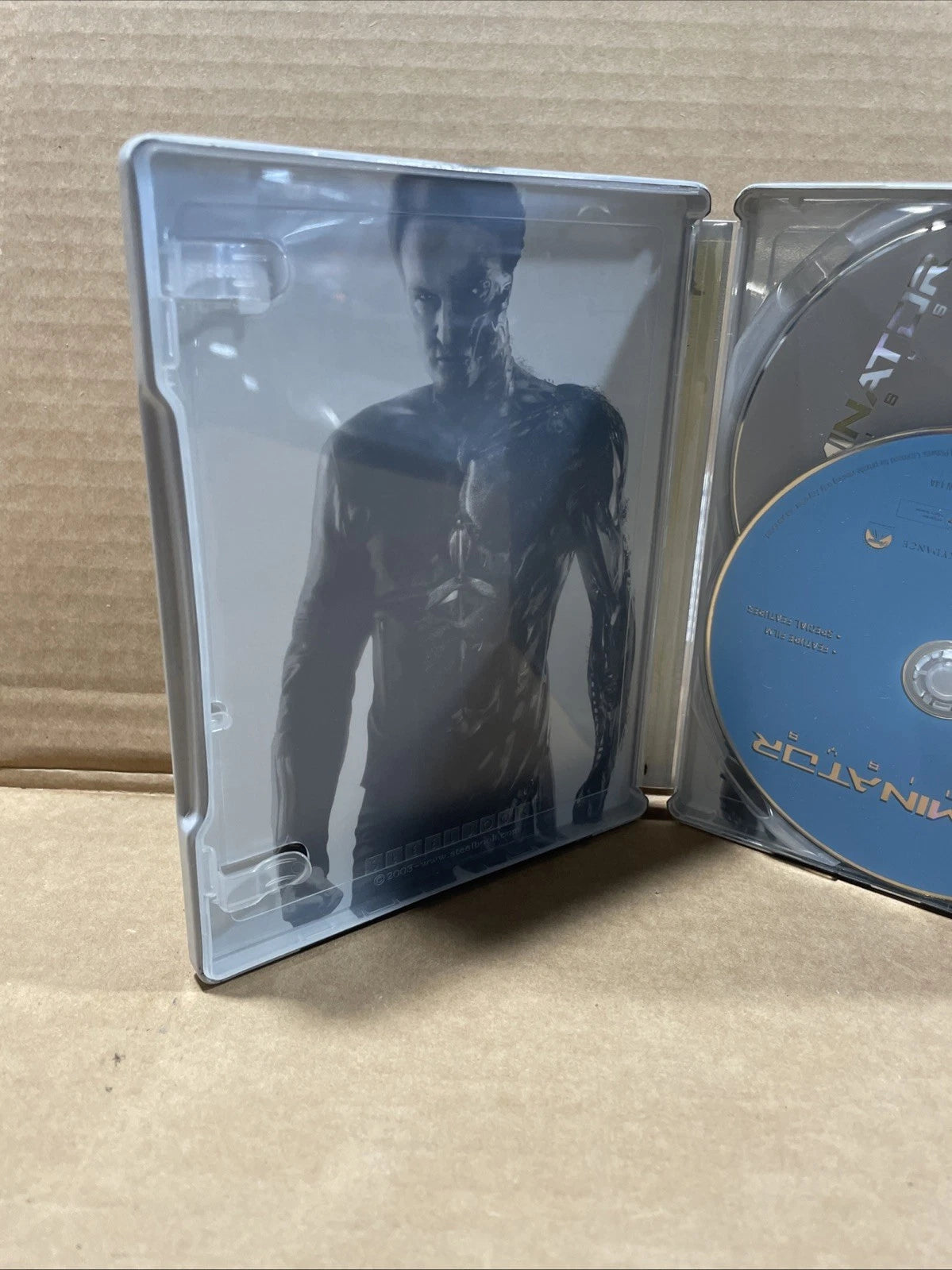 Terminator Genisys (Blu-ray + DVD, 2015, Steelbook) Arnold Schwarzenegger
