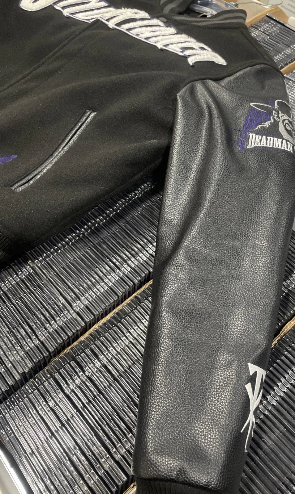 Undertaker Varsity Letterman Jacket Men’s Size Small WWE x SP