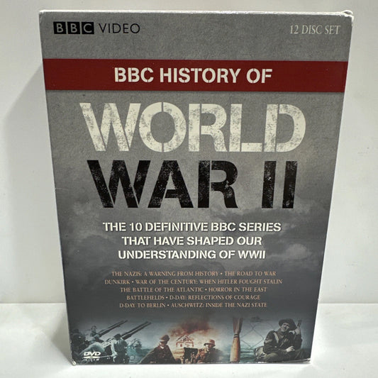 BBC Video History of World War II DVD 12-Disc Set w/ 3 Bonus Programs