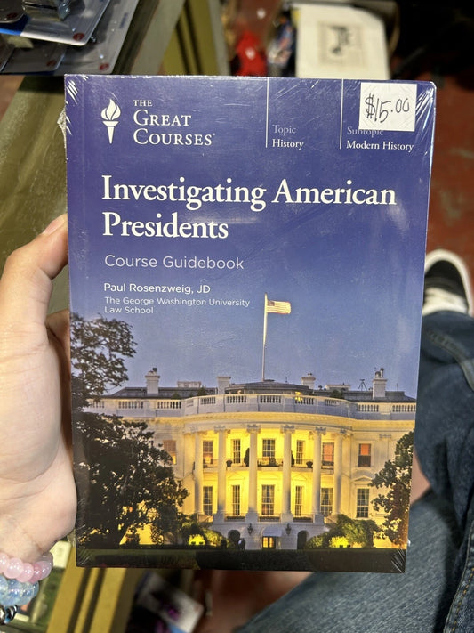 INVESTIGATING AMERICAN PRESIDENTS by THE GREAT COURSES ~ 2 DVDs+BOOK