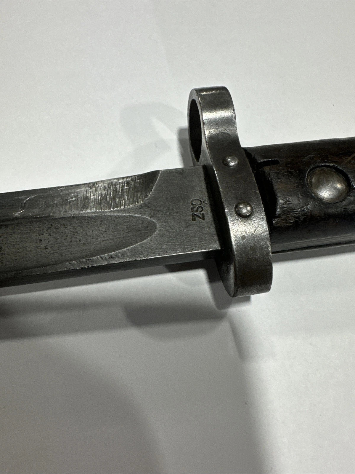 WWII AXIS CSZ Czech Bayonet E 23 With Scabbard -10" blade ZSO