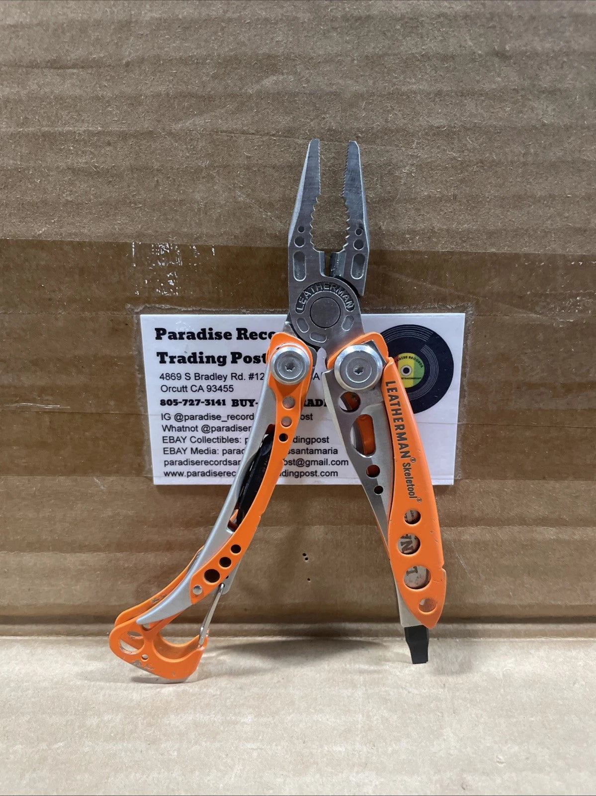 AUTHENTIC LEATHERMAN SKELETOOL RX RESCUE ORANGE
