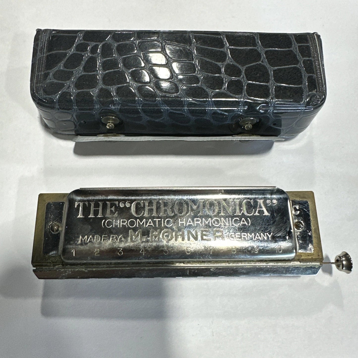 Vintage M. Hohner Harmonica Marine Band (Germany) THE CHROMONICA 260 & Case