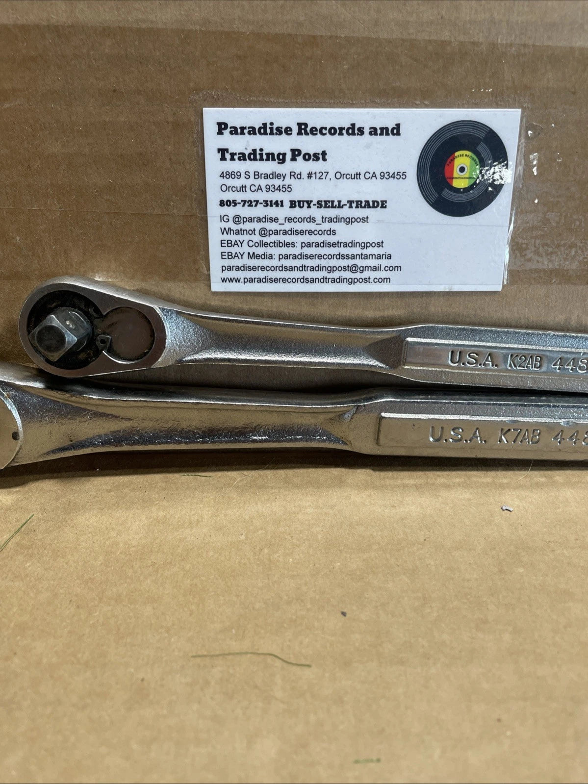 Craftsman 44809 1/2" Drive Push Button Release Ratchet Made in USA + 44808 USA