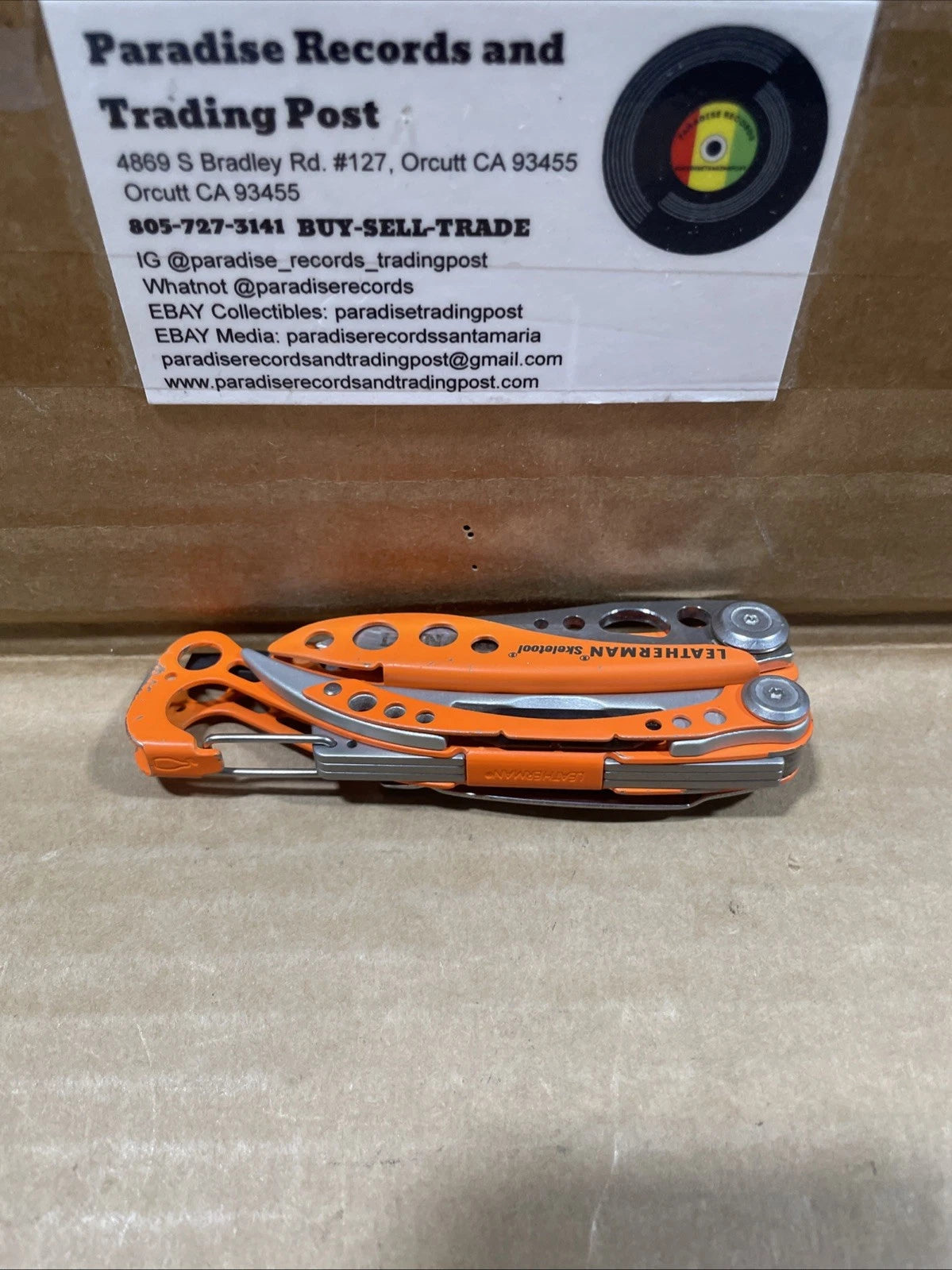 AUTHENTIC LEATHERMAN SKELETOOL RX RESCUE ORANGE