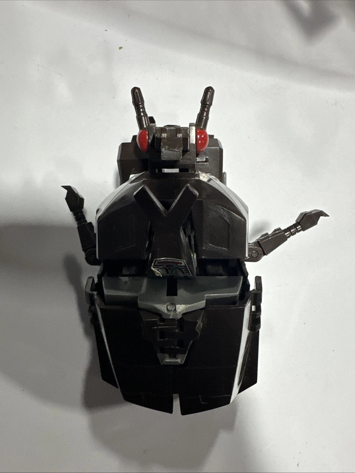Convertors Barrage Brown Beetle Toy 1984 Select Made in Japan Figure Broken Leg
