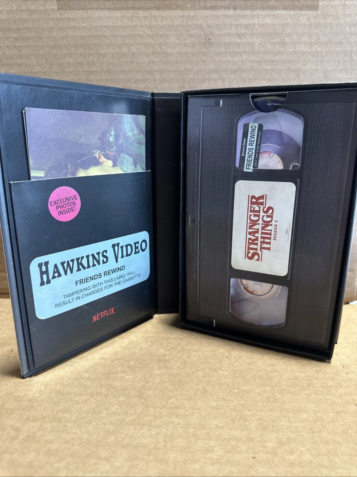 Stranger Things Season 2 Blu-ray + DVD Set Target VHS Box Exclusive Netflix Rare