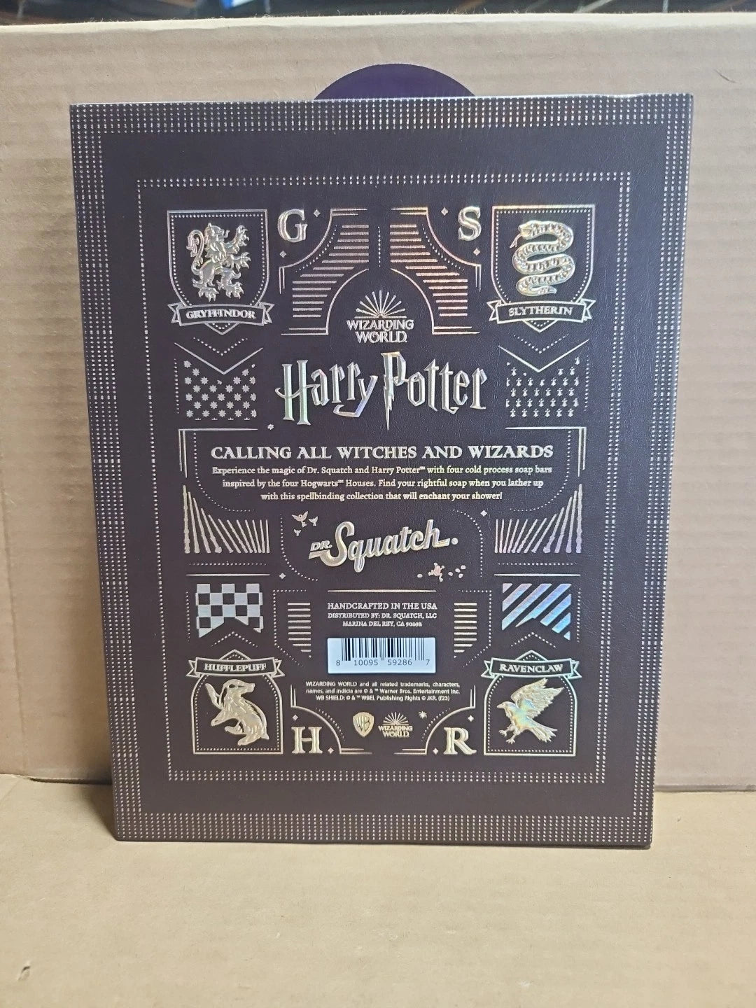 Dr. Squatch Harry Potter Collection Limited Edition 4 Piece Box Set