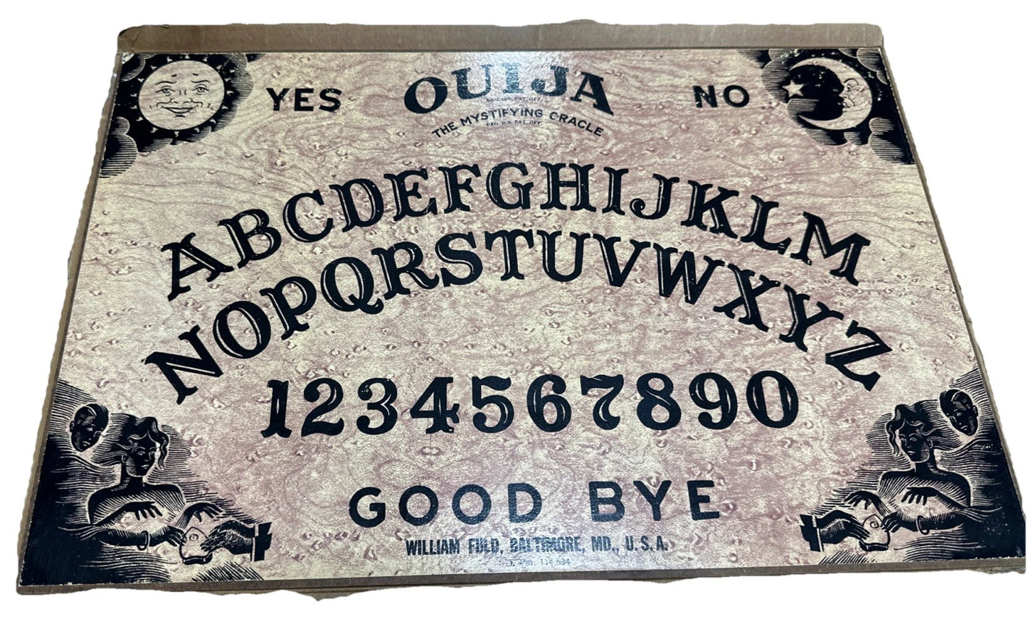 Vintage Ouija Board Mystifying Oracle Talking Board Set Parker Brothers 1950s