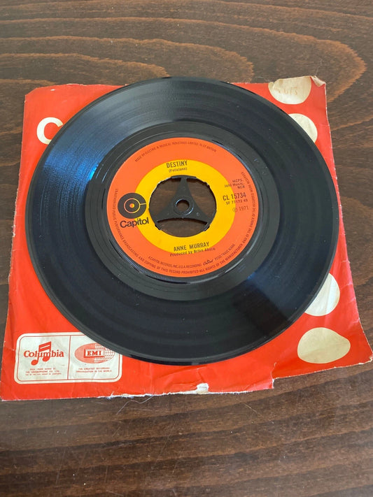 Anne Murray Destiny 45 7” single UK Import