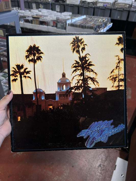 Eagles Hotel California Original 1976 LP 1st US Press Complete W/Poster & Sleeve