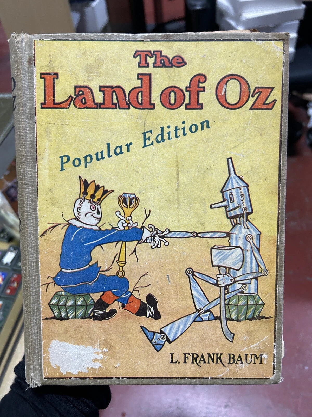THE LAND of OZ L. Frank Baum Hardcover Reilly & Lee White Edition
