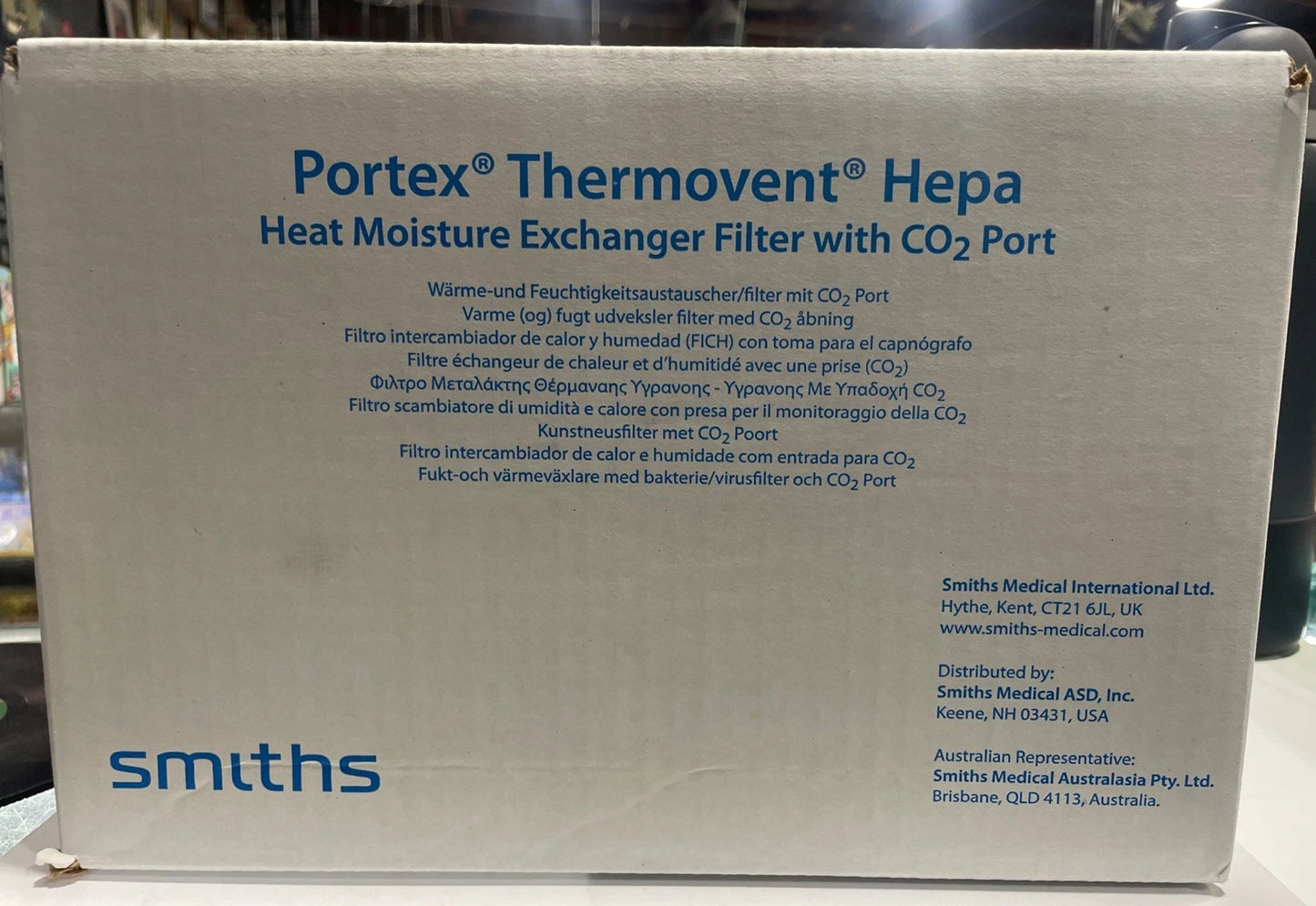 Portex Thermovent HEPA Heat and Moisture Exchanger Filter 100/585/000N SMITHS