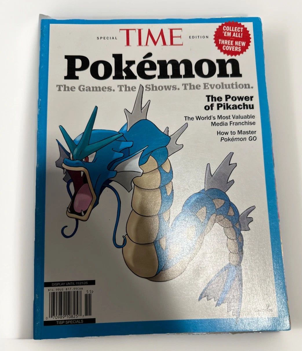 Pokemon 25th Anniversary Time Magazine Cover Gyarados