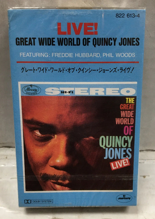 The Great Wide World Of Quincy Jones Live! Japan Import Sealed Cassette