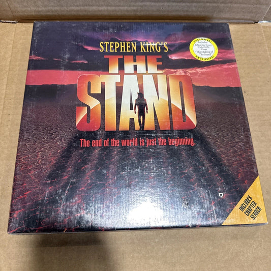 STEPHEN KING'S THE STAND 3-Laserdisc LD BOXED SET BRAND NEW SEALED